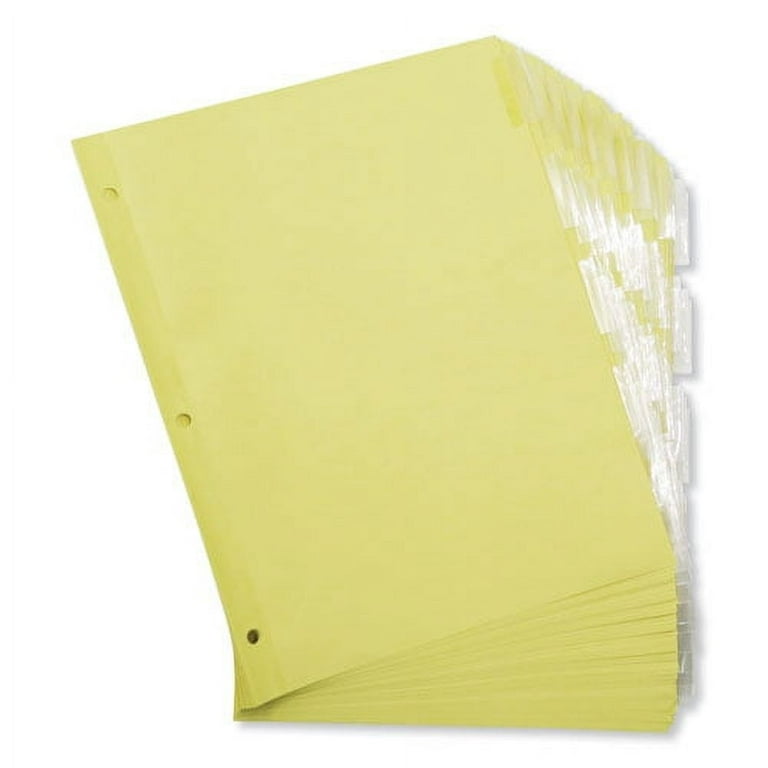 Insertable Tab Index, 5-Tab, 11 x 8.5, Buff, Clear Tabs, 24 Sets Insertable Tab Index, 5-Tab, 11 x 8.5, Buff, Clear Tabs, 24 Sets