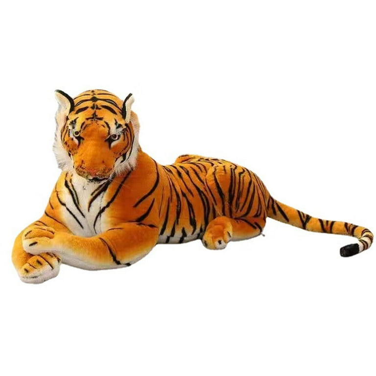 Realistic tiger plush hotsell