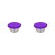 thumbnail image 1 of Naiovety Contenedor de aderezo para ensaladas confiable, taza de condimentos conveniente para viaje, contenedor de salsa a prueba de fugas 100 Púrpura 2Conjunto, 1 of 6