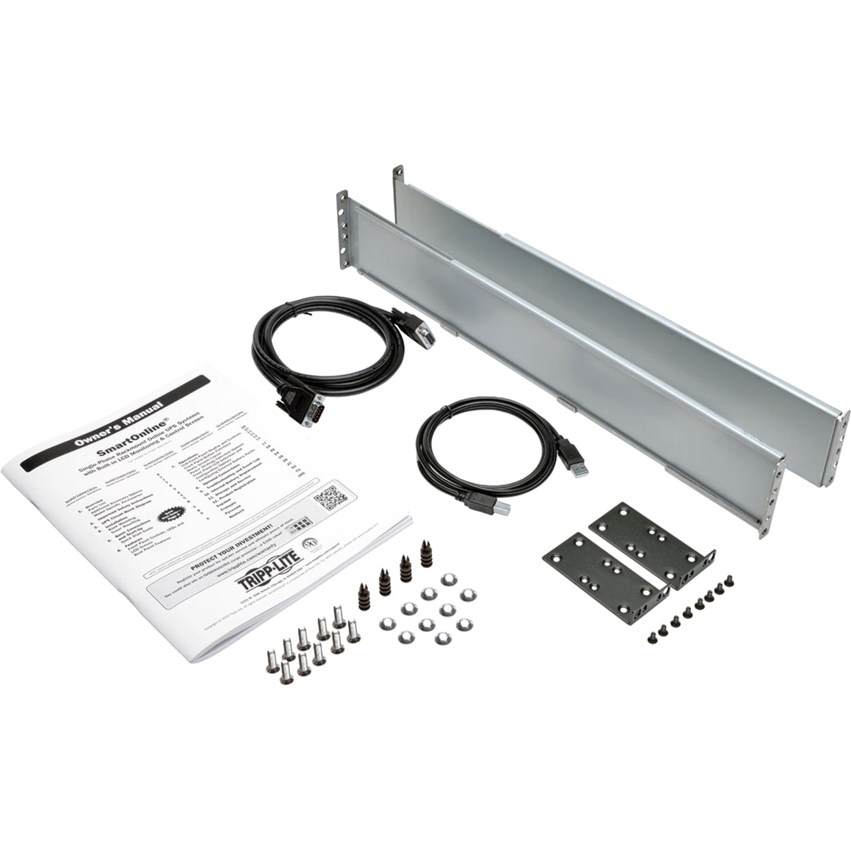 Tripp Lite 208/230V 1000VA 900W Double-Conversion UPS - 6 Outlets, Extended Run, Card Slot, LCD, USB, DB9, 2U