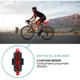 thumbnail image 4 of Luces de bicicleta, luz delantera de bicicleta súper brillante, linterna de bicicleta impermeable con luz trasera recargable por USB (cable USB incluido), 4 of 5