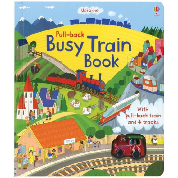 Pre-Owned Pull-Back Busy Train (Hardcover) by Fiona Watt