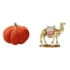 thumbnail image 1 of Juego de almohadas de calabaza de Halloween y figura de camello, cojín de sofá de resina suave para Halloween, escultura decorativa adecuada para la d, 1 of 8