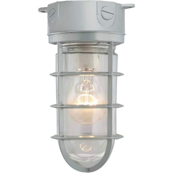Volume Lighting 9850 1 Light 10" Tall Outdoor Ceiling / Wall Sconce - Grey