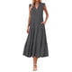 thumbnail image 1 of Vestido fluido con cuello en V y corte en A para mujer - Ligero, ideal para la playa o el brunch, poliéster y spandex, tallas S-XXXL, 1 of 7
