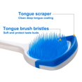 thumbnail image 4 of 2 Pack Tongue Scraper, Tongue Cleaner Brush for Adults Tongue Scrubber for Better Breath (Blue&Orange)C, 4 of 6