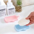 thumbnail image 4 of 1PC Creative Whale Shape Soap Dish Tray with Drain Plastic Soap Box Holder for Shower Bathroom Kitchen (Blue), 4 of 5