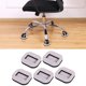 thumbnail image 3 of de 5 Copas para muebles Copas con ruedas Posavasos Topes para ruedas para muebles Antideslizantes Fieltro Blanco Negro, 3 of 9