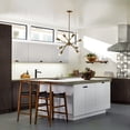 thumbnail image 2 of 43118NBR Kichler Lighting Armstrong - 8 Light Large Chandelier - with Contemporary inspirations - 26 inches tall by 30 inches wide-Natural Brass, 2 of 2