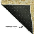 thumbnail image 3 of Addison Rugs Mayfield Washable Transitional Floral Gold Rectangle Rug, 3' x 5', 3 of 6
