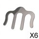 thumbnail image 1 of Paquete de 5-6 clips para hojas de piano, soporte de página de aleación portátil para libros de pianos, libros de cocina 6 piezas, 1 of 8