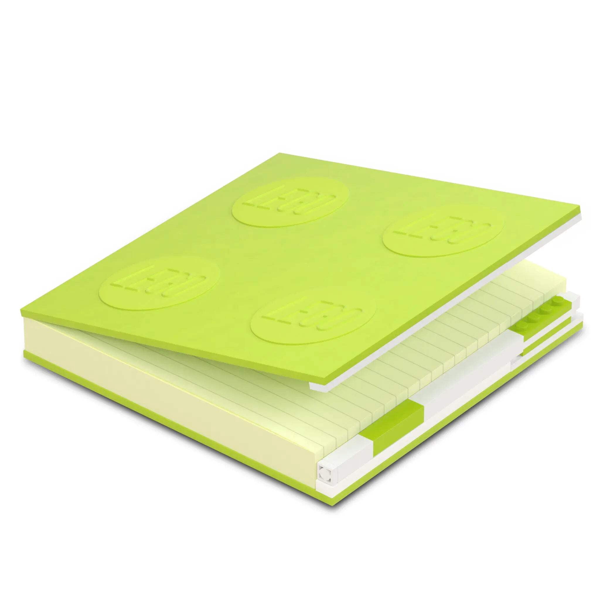 LEGO Stationery Locking Notebook with Gel Pen - Lime (52442)