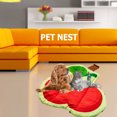 thumbnail image 4 of Colchona con estampado cuadrado para perro cojín de refrigeración con hielo Wdftyju para dormir cama lavable para mascotas accesorios para el hogar, 4 of 6