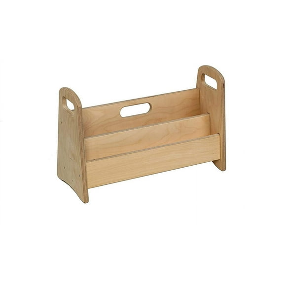 Montessori Freestanding Bookshelf | Easy Access Wooden Storage Rack for Kids | Wooden Shelves for Kid's Room (Small)