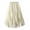 Beige, variant on IROINNID tail Comfort Waist Skirt For Women Irregular Mesh Skirt Ruffled High Waist Prom Skirt Solid Color Skirt