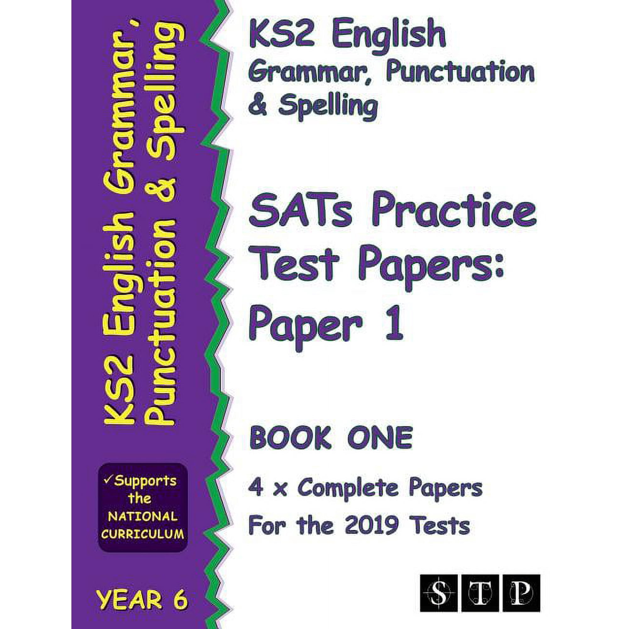 Ks2 English Grammar, Punctuation and Spelling Sats Practice Test Papers for the 2019 Tests: Paper 1 - Book One (Year 6):, (Paperback)