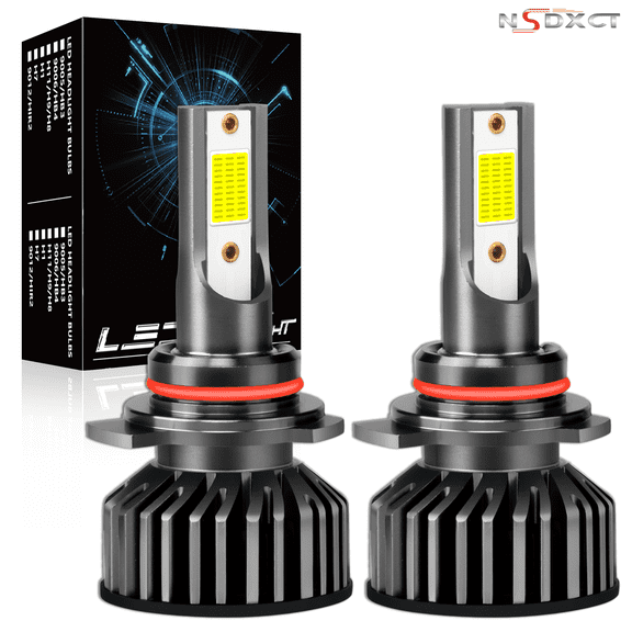 NSDXCT for 2013-2018 GMC Acadia 9012/HIR2 LED Headlight Bulbs High Low Beam Kit 6000K White 2PC