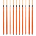 thumbnail image 2 of ASKA L3 Lot de 10 Pointes de Billard Orange pour Piscine, Érable Canadien de 58 Pouces, Pointe Rigide de 13 mm, Poids Mixtes, 2 of 5