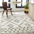 thumbnail image 5 of Mark&Day Area Rugs, 2x3 Lille Global Shag Beige Area Rug, White Beige Carpet for Living Room, Bedroom or Kitchen (2' x 2'11"), 5 of 8