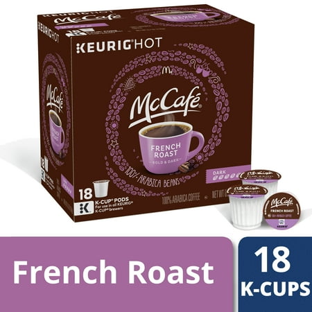 - McCafé French Roast Coffee K-Cup Pods, 18 count