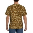 thumbnail image 3 of Bixox Men's Snake Skin Printed Short Sleeve Skinny Athletic T-Shirt, 3 of 6