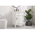 thumbnail image 5 of 24 inch single bathroom vanity in antique white, 5 of 7