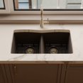 thumbnail image 6 of Novatto NKF-H14BN-D Dual Action Single Lever Pull-down Kitchen Faucet w/ Deck Plate, Brushed Nickel, 6 of 7