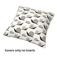 thumbnail image 3 of Throw Pillow Covers, Black White Snail Print Soft Square Pillow Cases with Invisible Zipper for Couch Bed Sofa, Farmhouse Fall Home Decor 16"x16", 3 of 7