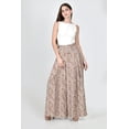thumbnail image 4 of Pantalon tipo palazzo Roman Fashion /Juvenil, 2632 (Beige tribal) cafe M, 4 of 4