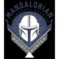 thumbnail image 2 of Men's Star Wars: The Mandalorian Warrior Emblem  Graphic Tee Black Medium, 2 of 4