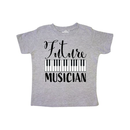 

Inktastic Future Musician- piano music Gift Toddler Boy or Toddler Girl T-Shirt