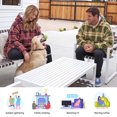 thumbnail image 7 of Catalonia Plaid Oversized Wearable Blanket Hoodie Sweatshirt, Sherpa Lounging Pullover for Adults, 7 of 7