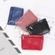thumbnail image 3 of Monedero de piel auténtica con textura para mujer, monedero, tarjetero, bolso pequeño con cremallera, llavero, minicartera pequeña, 3 of 6