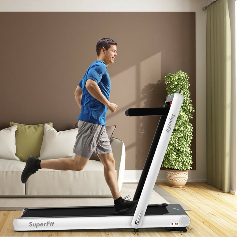 Spaco Walking Machine, Treadmill, 4.75HP 2 In 1 Folding Walking Pad Treadmill with Remote APP Control
