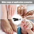 thumbnail image 4 of Wide Jaw Opening Anti-Splash Slanted Nail Clipper, Slanted Nail Clippers, Acssart Nail Clippers, Liberyta Nail Clippers, Portable Ultra Sharp Nail Clippers, Curved Toenail Clippers, 4 of 7