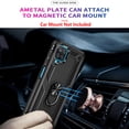 thumbnail image 5 of Samsung Galaxy A12 Case, [Not fit for Samsung Galaxy A10/ Galaxy A11], With [Tempered Glass Screen Protector Included], STARSHOP Drop Protection Ring Kickstand Cover- Black, 5 of 7