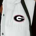 Women's Gameday Couture White BulldogsHooded FullSnap Puffer