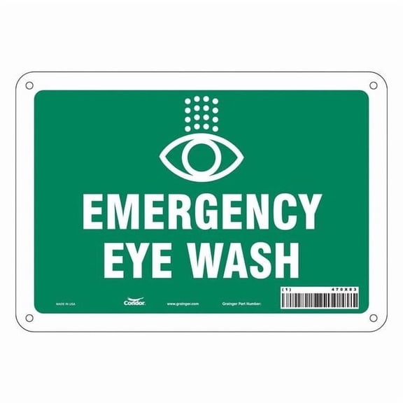 Condor Safety Sign,7 in x 10 in,Polyethylene 470X83