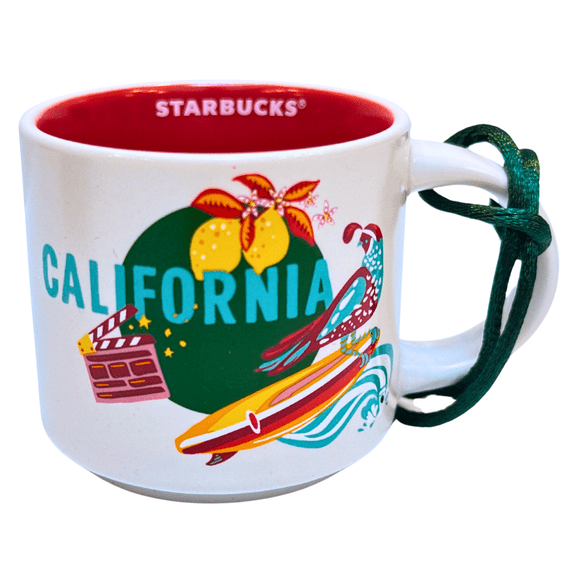 Starbucks Discovery Series California Ceramic Demitasse Ornament Mug, 2 Oz