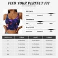thumbnail image 5 of Daiia Magic Colorful Forest Leaves Printed Women's Sports Bra, Breathable Activewear Bra with U-Back Design and Removable Pads, Comfortable and Supportive for Yoga, Workout-Medium, 5 of 8