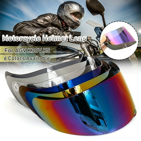 Motorcycle Motocross Wind Shield Helmet Lens Visor Full Face For AGV K1 K3SV