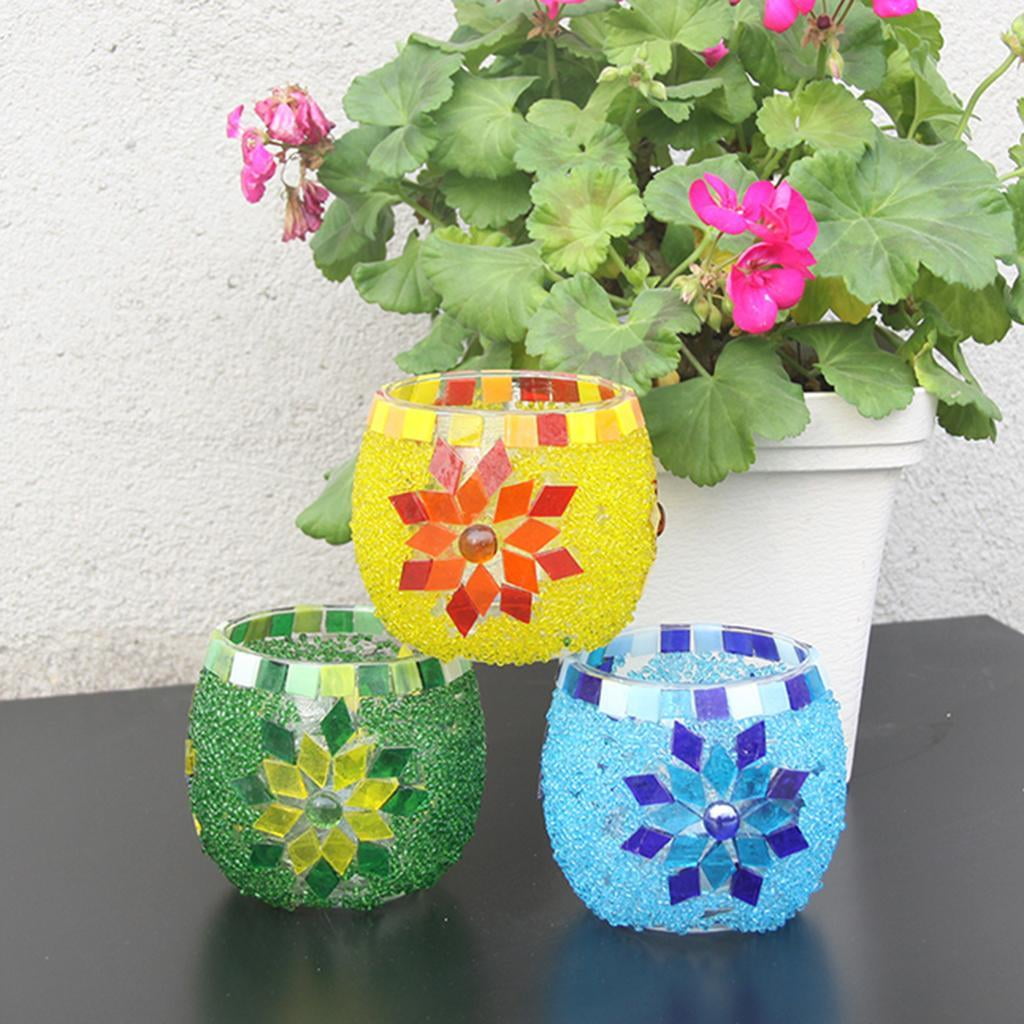 S SERENABLE 3x 300 Pieces Assorted colorful glass Mosaic Tiles For crafts 12mm
