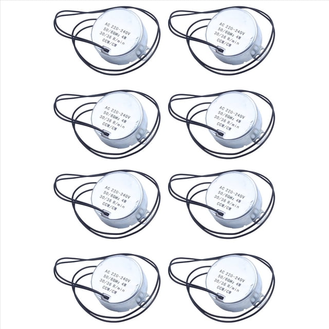8X AC 220 / 240V 30RPm 4W CCW / CW Motor Síncrono Controlado de Dos Vías