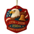 thumbnail image 2 of United States 250th Anniversary Ornament, Hanging Acrylic Christmas 250th Anniversary Ornament，Christmas Tree Ornaments for Patriotic Holidays, Christmas Tree, Collectors Gift [Eagle], 2 of 6
