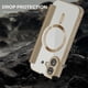thumbnail image 5 of For iPhone 17 Case Compatible with MagSafe RFID Blocking Leather Phone Cover - Dark Purple, 5 of 5
