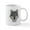 White, variant on CafePress - Wolf With Saxon Motif - 11 oz Ceramic Mug - Novelty Coffee Tea Cup