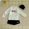 thumbnail image 3 of Swim Suits Boys Two Piece Toddler Rash Guard Swim Trunks & Long Sleeve Shirt Quick Drying Bathing Suit Kids 3-4 Years, 3 of 3