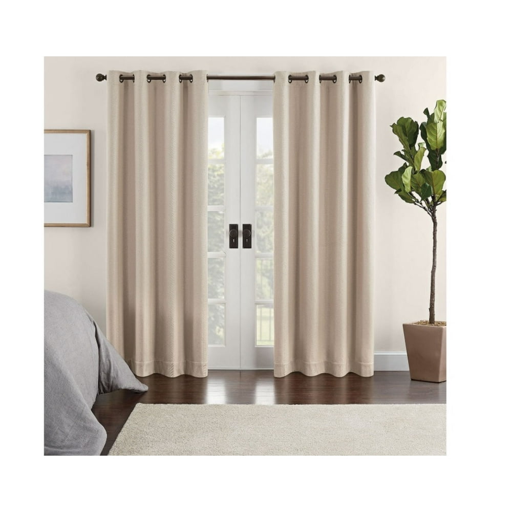 Eclipse Ambiance Chevron Draft Stopper Energy Saving 100 Blackout