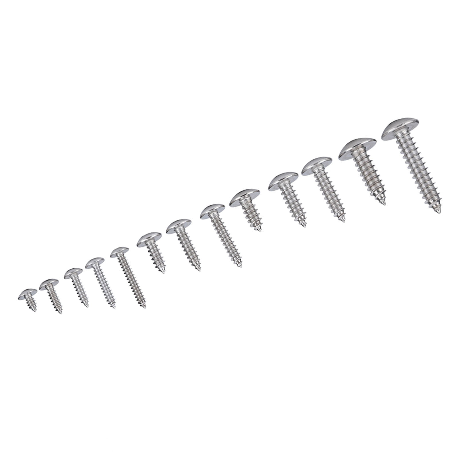 M3,M6 Self,Tapping Screws 180,Piece Kit, Stainless Steel, Durable  Corrosion Resistant