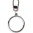thumbnail image 2 of Coats & Clark Zipper Pulls, Metal, Silver 1" Ring, 2 of 2